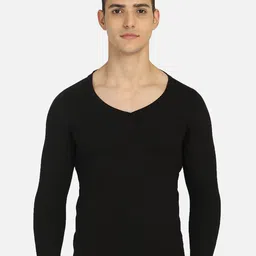 BODYCARE INSIDER Men Black Solid Thermal Top-picture-17