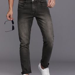 WROGN Men Slim Fit Heavy Fade Stretchable Jeans-picture-38