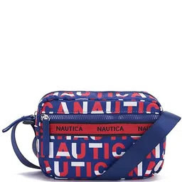 Nautica Typography Printed Structured Sling Bag-picture-24