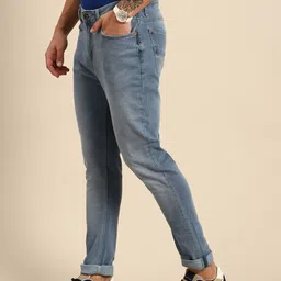 United Colors of Benetton Men Carrot Fit Mid-Rise Jeans-picture-33