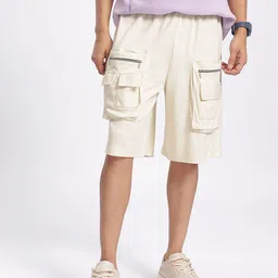 Kook N Keech Men Urban Utility Cargo Knit Shorts image 1