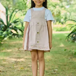 Sweetlime By AS Girls T-shirt with Dungarees-picture-39