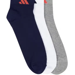 ADIDAS Men Pack Of 3 Patterned Ankle Length Socks-image-13