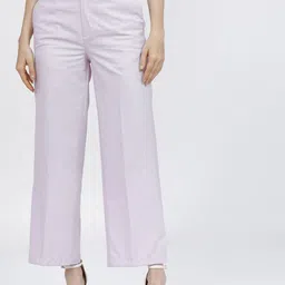 Tokyo Talkies Women Flared High-Rise Trousers-image-76