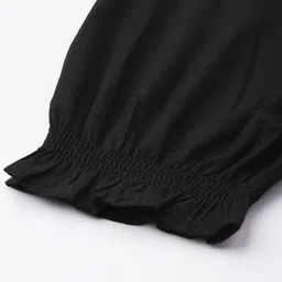 DressBerry Vintage Vibes Shirred Chic Crop Top image 2