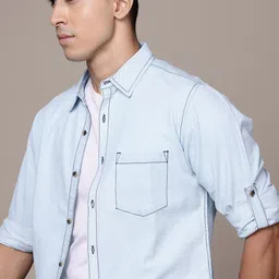 Roadster Men Comfort Pure Cotton Casual Shirt-picture-41