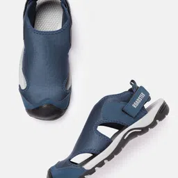 Roadster Men Teal Blue Solid Sports Sandals-picture-27