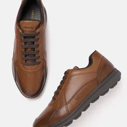 Geox Men Moisture Wicking Leather Sneakers-picture-11