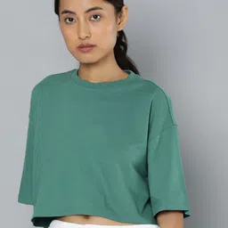 ether Drop-Shoulder Sleeves Boxy T-shirt-picture-13