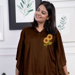 LetsDressUp Floral Printed Kimono Sleeve Kaftan Top-picture-29