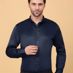 KLOTTHE Slim-Fit Spread Collar Formal Shirt image 1