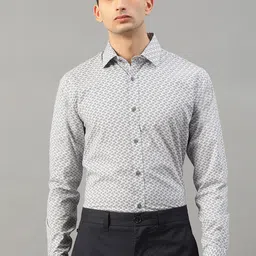 Matinique Men White Slim Fit Printed Formal Shirt-picture-16