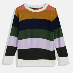 HERE&NOW Boys Colourblocked Pullover Sweater-picture-10
