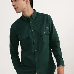 Andamen Premium Cotton Dobby Casual Slim Fit Shirt-picture-43