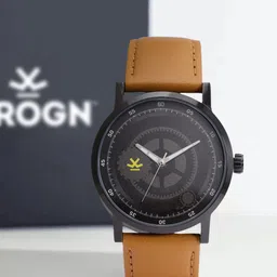 WROGN Men Black & Tan Analogue Watch WRG00040A-image-62