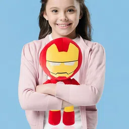 Dimpy Stuff Kids Red & Yellow Superhero Iron-Man Stuffed Soft Plush Big Toy-picture-11
