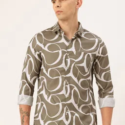 Integriti Slim Fit Printed Casual Shirt-image-86