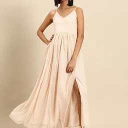 all about you Shoulder Straps Net Maxi Dress-picture-7