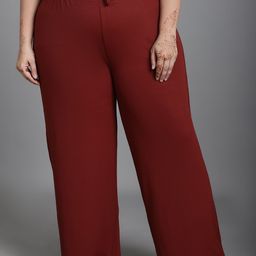 NEUDIS Women Plus Size Ribbed Lounge Pants-picture-1