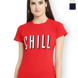 Fabflee Women Multicoloured 3 Printed T-shirt-picture-11