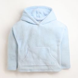 Cherry Crumble Kids Blue Hooded Sherpa Sweatshirt-picture-6