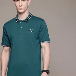 Nautica Pure Cotton Polo Collar T-shirt-picture-23