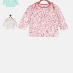 MINI KLUB Girls Pack of 3 Printed Tops-image-91