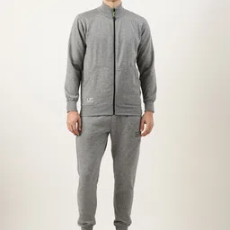 Sports52 wear Solid Mock Collar Sports Tracksuit-picture-35