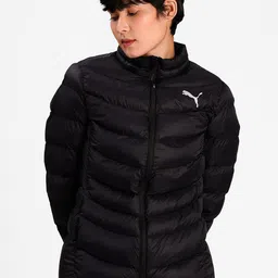 Puma Women Black Solid Ultralight WarmCell Puffer Jacket-picture-44