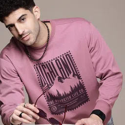 The Roadster Life Co. Graphic Printed Relaxed Fit Sweatshirt image 1