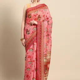 Tasarika Kalamkari Printed Saree-picture-13