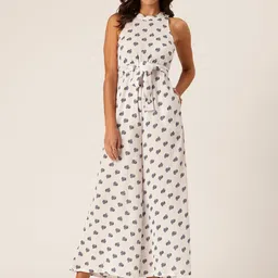 Sleek Italia Floral Printed Basic Jumpsuit-image-83