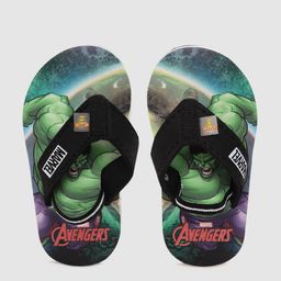 toothless Girls Black & Green Printed Rubber Thong Flip-Flops-picture-24