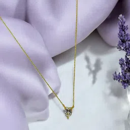 AccessHer Gold-Plated Stone Studded Pendants with Chains-image-21