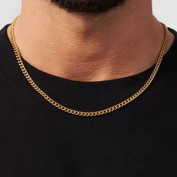 LITCHI Men Stainless Steel Gold-Plated Minimal Chain-picture-26