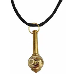 VANISHREE WORLD Gold Brass Pearls Gold-Plated Pendant-picture-18