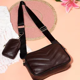 LEGAL BRIBE PU Sling Bag With Detachable Sling Strap-picture-28