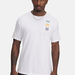 UNDER ARMOUR Brand Logo Printed Loose Fit Sports T-shirt-picture-36