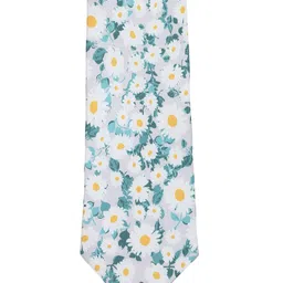 Tossido Men White & Green Printed Accessory Gift Set image 5