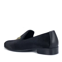 ROSSO BRUNELLO Men Embroidered Formal Slip-On Shoes image 2