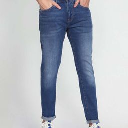Flying Machine Men Slim Fit Light Fade Cotton Jeans-picture-36
