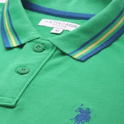 U.S. Polo Assn. Polo Collar Pure Cotton Slim Fit T-shirt image 2