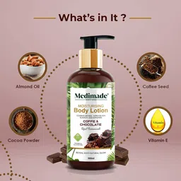 Medimade Coffee and Chocolate Body Lotion 300 ml image 3
