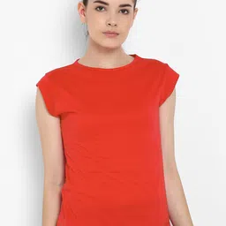 appulse Women Pack Of 2 Solid Round Neck T-shirts image 3