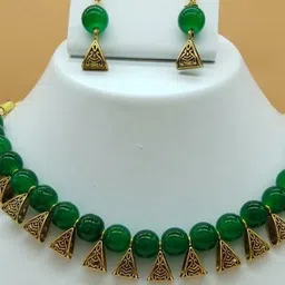 NIKYANKA Gold-Plated Stainless Steel Jewellery Set image 2