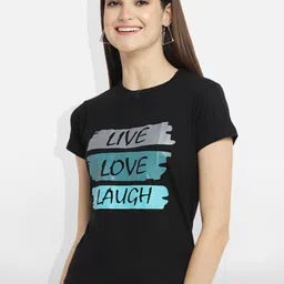 Fabflee Pack of 2 Typography Printed T-Shirt image 5