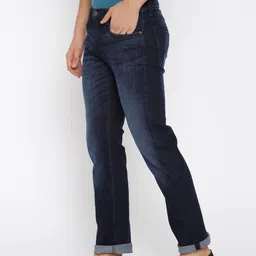 Lee Men Blue Regular Fit Mid-Rise Clean Look Stretchable Jeans image 5