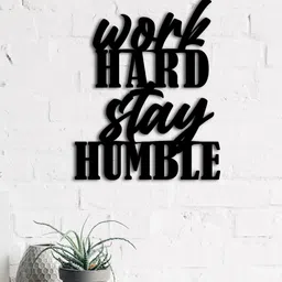 eCraftIndia Black Engineered Wood Ready to Hang Wall Art Cutout Home Decor image 3