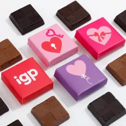 Just For You Teddy And Chocolates Combo image 3