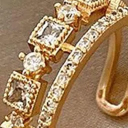 Just Lil Things Stone Studded Adjustable Finger Ring image 2